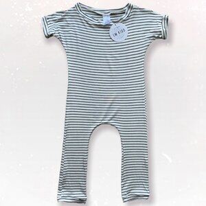 NWT La Monique Super Soft Striped Romper